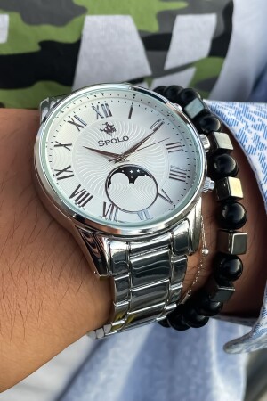 ساعة يد الرجال MNZ+سوارة ÜSPOLO30 - S.POLO