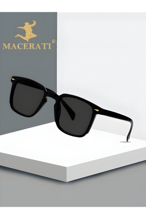 نظارات شمسية MNZ للنساء والرجال Uv400 Glass Ce Certified Black - Macerati