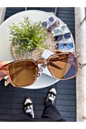 نظارات شمسية MNZ للنساء والرجال UV400 Glass CE Certified Brown Lorrainew - Watchofroyal