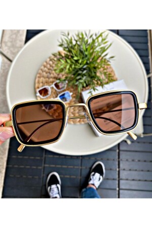 نظارات شمسية من نوع MNZ للنساء والرجال UV400 Glass Ce Certified Gold-black Ex657 REEX657GLDBLCK - WATCHOFROYAL