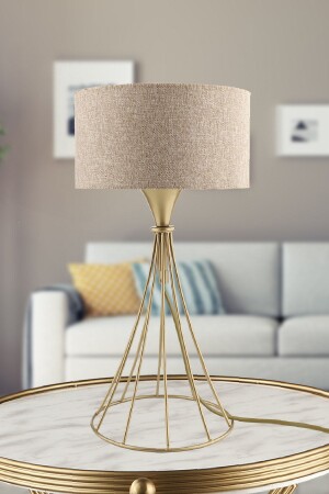 مصباح طاولة من نوع MNZ-كورية قبعة القش من نوع Vintage Straw Hat BEG1284BEG25 - Begüsa