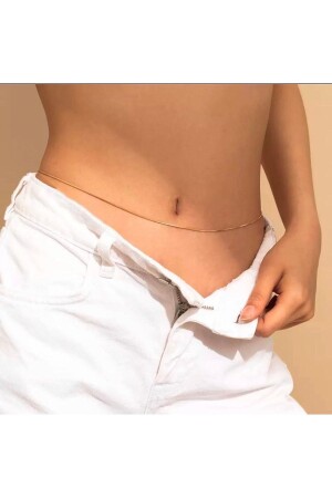 MNZ-الخصر سلسلة عنق حبل النساء الملحقات النساء الذهبية المغطاة على الفولاذ مع شهادة ضمان - Jadenne