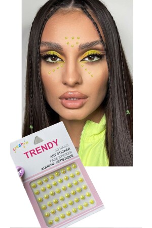 ملصق شعر باللون الأصفر من MNZ - Takıştır