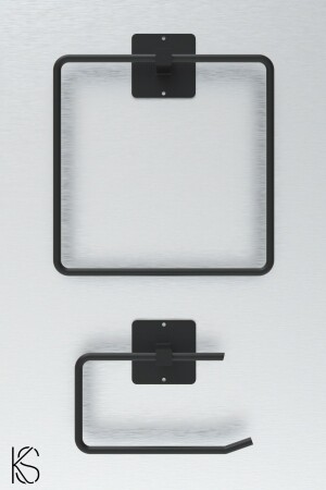 MNZ-التمسكة السوداء مربع حامل الحفاضة WC حامل ورق المرحاض حفاضة رف حمام - Kilinç Store