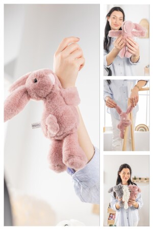 MNZ-تقبض &تقبض الأرنب لعبة وردي - Wellgro