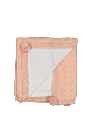 ملء من الألياف MNZ ، ملء من الألياف Wellsoft knitted knitting baby blanket (LIGHT SALMON COLOR) 107012 - Cherub Baby