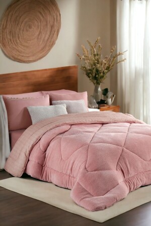 MNZ-مزدوج الجانب Welsoft Quilt مزدوج الملك الحجم 215 × 235 - Miaselis