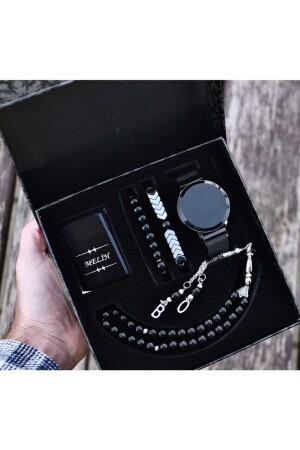 MNZ-مصلبة للمياه الرجال ساعة المساواة خفيفة الزهرة سوار مجموعة wessbay031315 - wesscollection