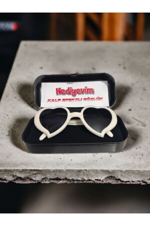 نظارات تأثير القلب MNZ- White HDYEVMGZL010611 - HEDİYEVİM