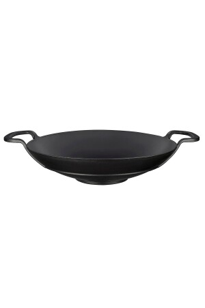 MNZ-القطع الحديدية الدائرة Wok القطع الحديدية الصلبة ثنائي معقب قطر ((Ø)38cm. TYC00135397290 - Lava