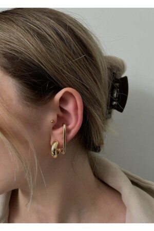 الـ MNZ- Women's Gold Color Cuff - Kiligistanbul