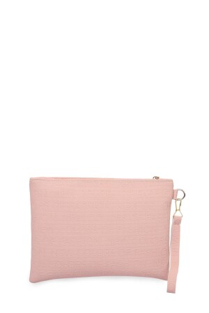 حقيبة المرافق من صندوق MNZ- Women's Powder Written Hand Strap Portfolio Clutch Bag - Bagfoni