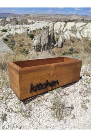 منظمة المطبخ من نوع MNZ المطبخ زيت الخزينة الجوز لون المنزل هدية ترتيب المطبخ الصندوق - woodretro