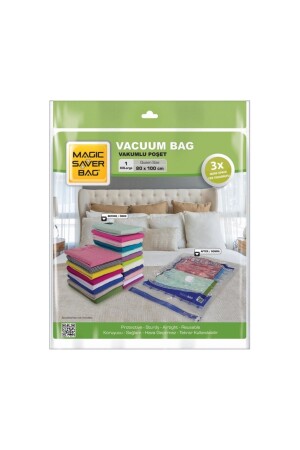 كيس الفراغ واحد من MNZ - Xxl (80x100 سم) - Magic Saver Bag