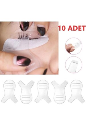 MNZ- مكياج مدى رموش Y جهاز رموش Perm Comb 10 Pcs - Sinka