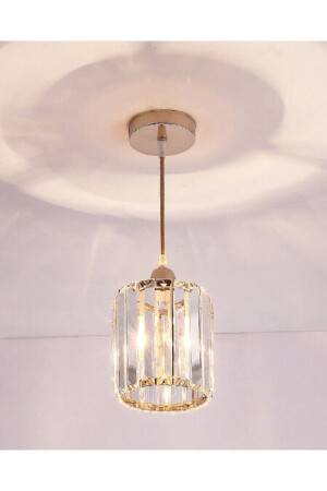 مصباح من المنتظر من MNZ واحد الذهب Y-12 (PLAF. PLUMBING) شمعة الحجر الكريستال - İstanbul Avize