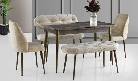 طاولة تناول الطعام المغطاة بالكرام MNZ - Cadde Yıldız