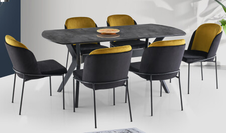 مجموعة طاولة الطعام من إيقونة MNZ - Cadde Yıldız