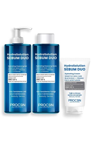 كريم هيدروسولوشن MNZ + جيل + ماء طونيكي - PROCSIN