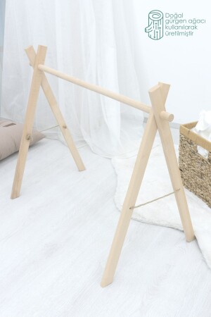 معدات ممارسة الأطفال من الخشب من نوع MNZ، وملاعب، معدات نشاطات خشبية، سلسلة طبيعية (لا توزيعات مدرجة) ZG949 - mordesign