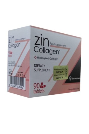 MNZ - نمو الشعر وتعزيز مكمل غذائي للمرأة. - Zin Collagen