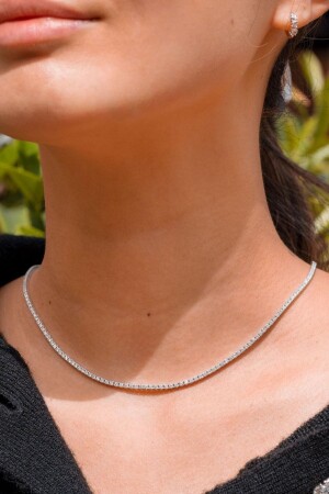 MNZ-0.10 كيراط حلقة عنق طريق المياه inari04065 - Crystal Diamond Zirconia