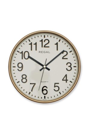 MNZ-0252 GI مستديرة 26 سم ساعة جدارية مقبورة R0252GI - Regal
