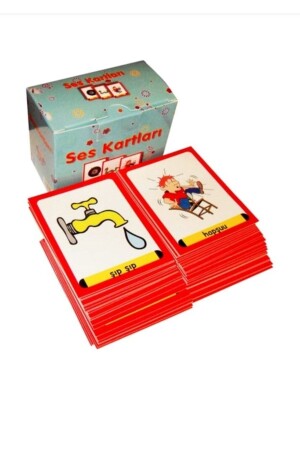 بطاقات صوتية من أطفال MNZ-0-3 سنوات--56 بطاقات H345636 - Yuka