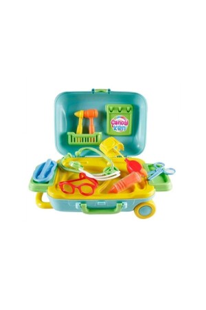 MNZ-03482 طبيب مجموعة الحقيبة التعليمية مع عجلات 15 قطع Tru- 03482 ياي-ديدي لعبة 03482 - Dede Oyuncak