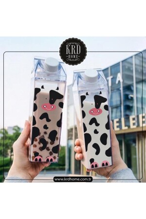 MNZ-1 قطعة ميكا بلاكسيغلاس مربع زجاجة حليب شفافة مربع زجاجة 500 مل زجاجة 3398 - YzHome