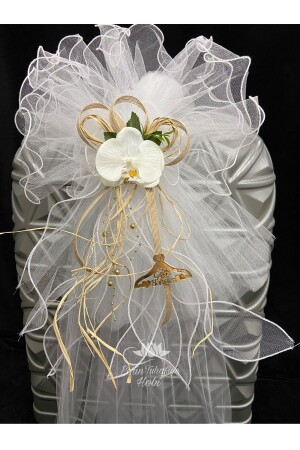 MNZ-1 قطعة عروس الالتزام الحقيبة تزيين الحقيبة الزهور زينة & حزمة الزينة - Ecrin Tuhafiye Hobi