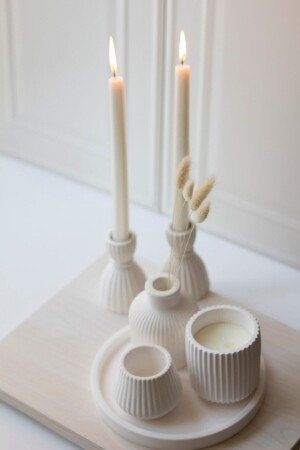 مجموعة من الشموع ومواد الإضافة من تصميم خاص من MNZ1 - homeartplus