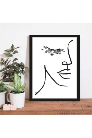 MNZ-1 قطعة ديكور المنزل مكتوبة إطار MDF خشبية نظرة طاولة MDF - Leprikon