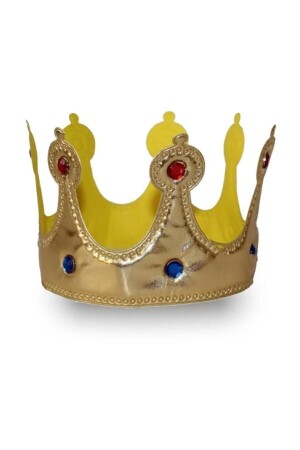 MNZ-1 قطعة ذهبية ألوان الذهب النسيج الملك تاج - إكراس الرجال السفنج الناعمة - Parti Dolabı