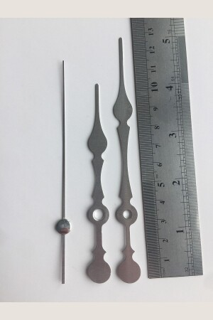 MNZ-1 وضع ساعة فضية و دقائق اليدين - Platin Saat