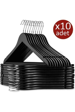 MNZ-10 قطع من الخشب تبدو بلاستيكية نوعية 10 قطع من الملابس السوداء شنجرات بنطال قميص شنجرات - Canbay Store