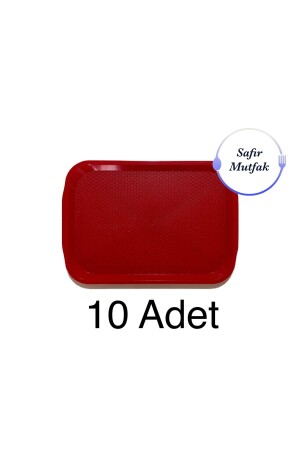 MNZ-10 قطع 20x30 سم صندوقاً للفوركس السريع الأحمر، صندوقاً للخدمة، صندوقاً للتقديم (حجم صغير) TPS-9519 - safir plastik