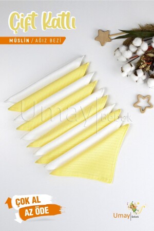 MNZ-10 حزمة مسلين فم مبرمجة 25x25cm TYC00486635732 - Umaybebek