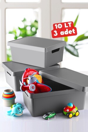 MNZ-10 لترات، صندوق مع غطاء 3 قطع أنتراتيت NDY-EP-4103-3-2 - Nandy Home