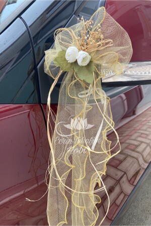 MNZ-10 قطع زينة سيارة الزفاف زينة سيارة العروس زينة عربة الحافلة الزينة والزينة - Ecrin Tuhafiye Hobi