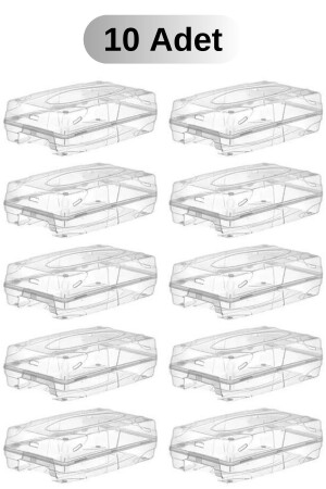 قطعة من MNZ-10 - صناديق الأحذية للنساء والرجال صناديق تخزين الأحذية الشفافة - Esti