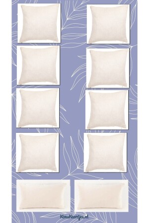 MNZ-10 حزمة بيج لون الأساطيل رمي وسادة غطاءات طواف الرمي غطاءات وسادة للضرب - İdil