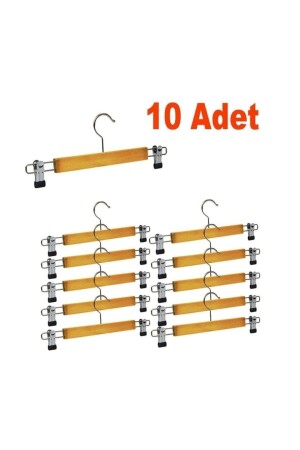 MNZ-10 قطع معلق خشب مع قماش معلق ملابس معلق - Jetfoni