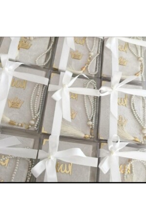 MNZ-10 قطع الخشية ياسين-ي شريف و لؤلؤة صلاة الكرنب المجموعة (صندوق) - Hac