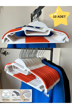 MNZ-10 ملابس متعددة الوظائف تعليقات تجمع بين الانيقة والنظام - بنية رقيقة وغير زلق - Long Way