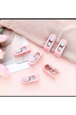 MNZ-10 Pcs ورقة غطاء خالية من الإبرة ومحفظ الستارة استقرار غير المنزلق غطاء غطاء الملفات منظمة المقطع - Küçük Ew