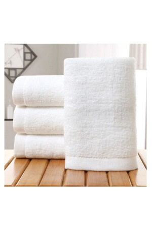 MNZ-10 Pieces Hotel Towel Cotton 50x90cm من اليد البيضاء من اليدين من اليدين من اليدين من اليدين من اليدين من اليدين من اليد - Muba
