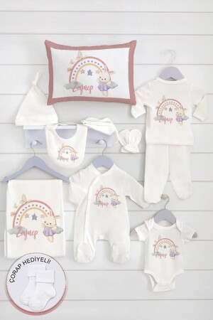 MNZ-100% عضوي شخصية 10 قطعة مستشفى الإفراج 1203427523520 - Homamia