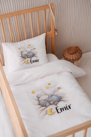 MNZ-100% القطن ساتيين شخصية 100x150 الأطفال ملابس السرير غطاء غطاء مجموعة BKN18 - Lilabio