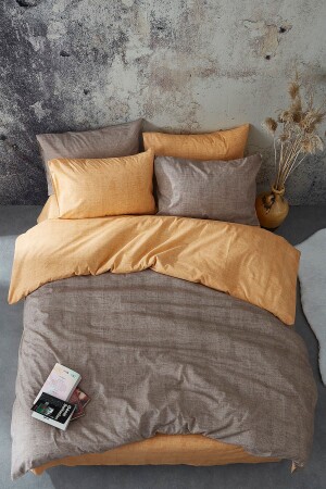 MNZ-100% القطن المعادلة للعودة مجموعة غطاء المكعب المزدوج 1017 - BONJARDİNHOME